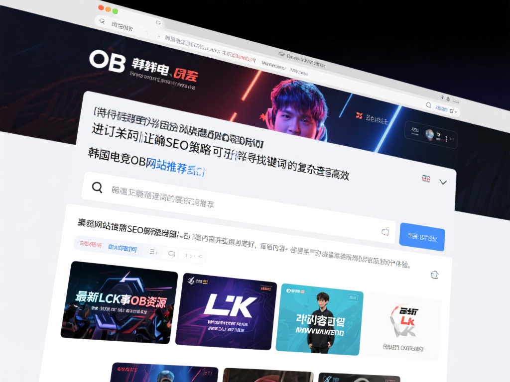 通过正确的SEO策略，可以让寻找电竞OB网址的过程