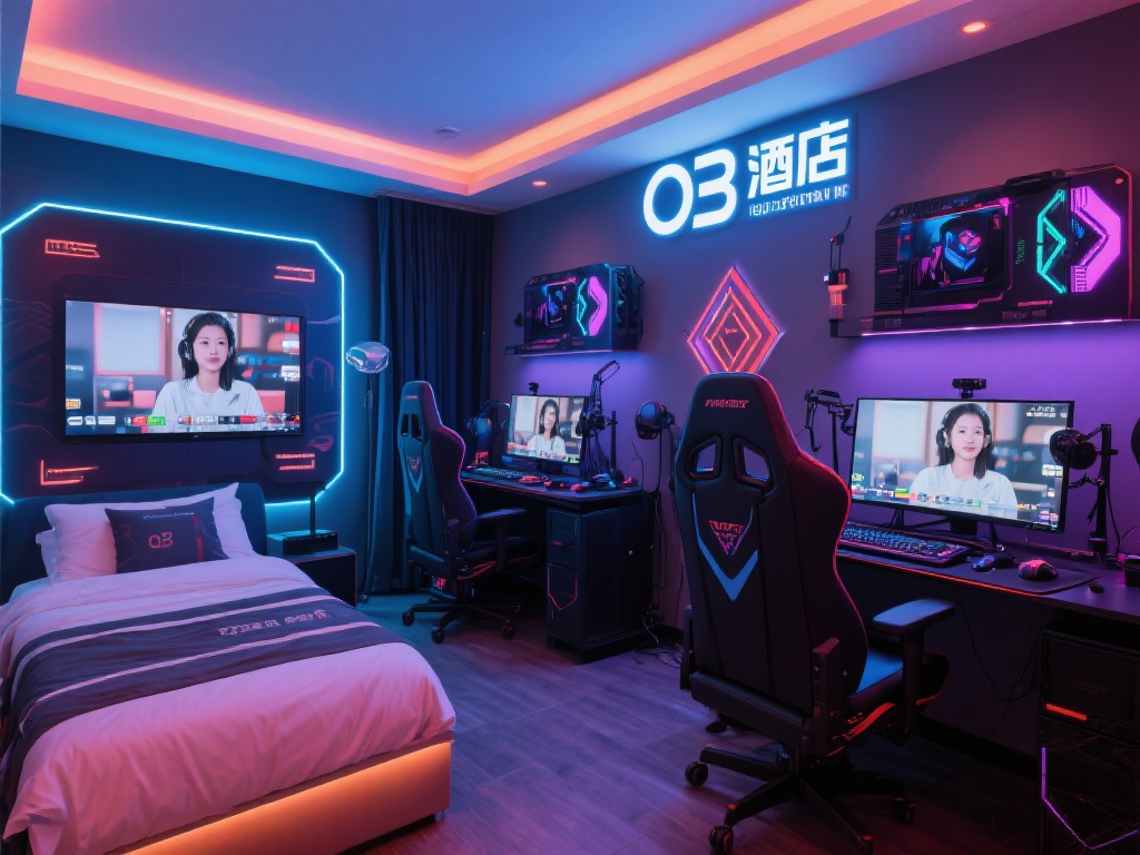 主播式电竞房间引领新风潮
OB电竞酒店的核心亮点