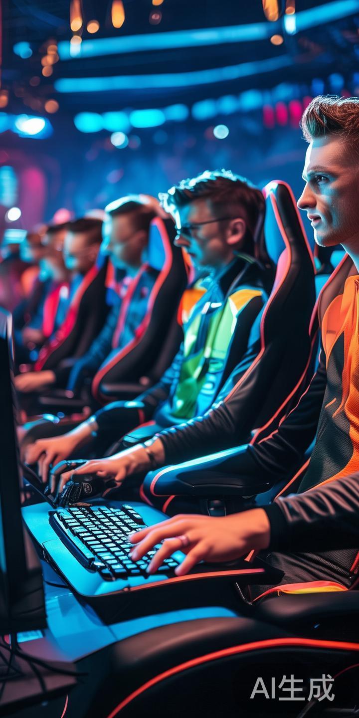 在激烈的电子竞技环境中，玩家们不断追求更高的游戏表
