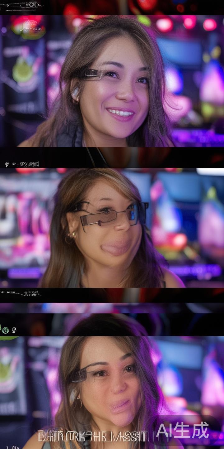 通过观察她的直播内容和个人介绍，可以发现她的资料真